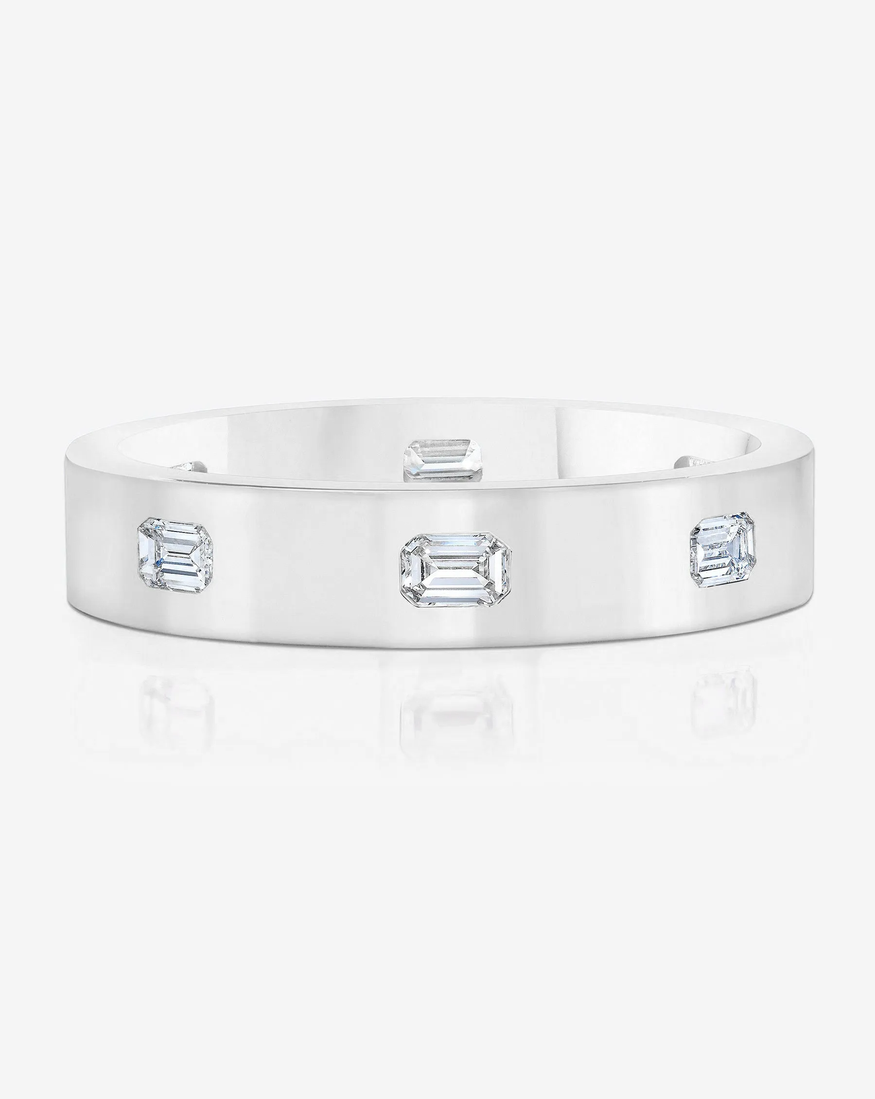 5 mm Emerald Luxe Inlay Wedding Band