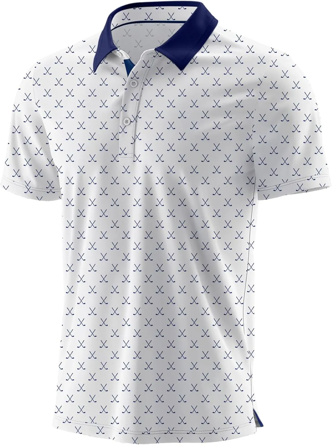Askdeer Men's Golf Polo Shirts Short Sleeve Performance Dry Fit Polo Shirt Moisture Wicking Casual Golf Shirts