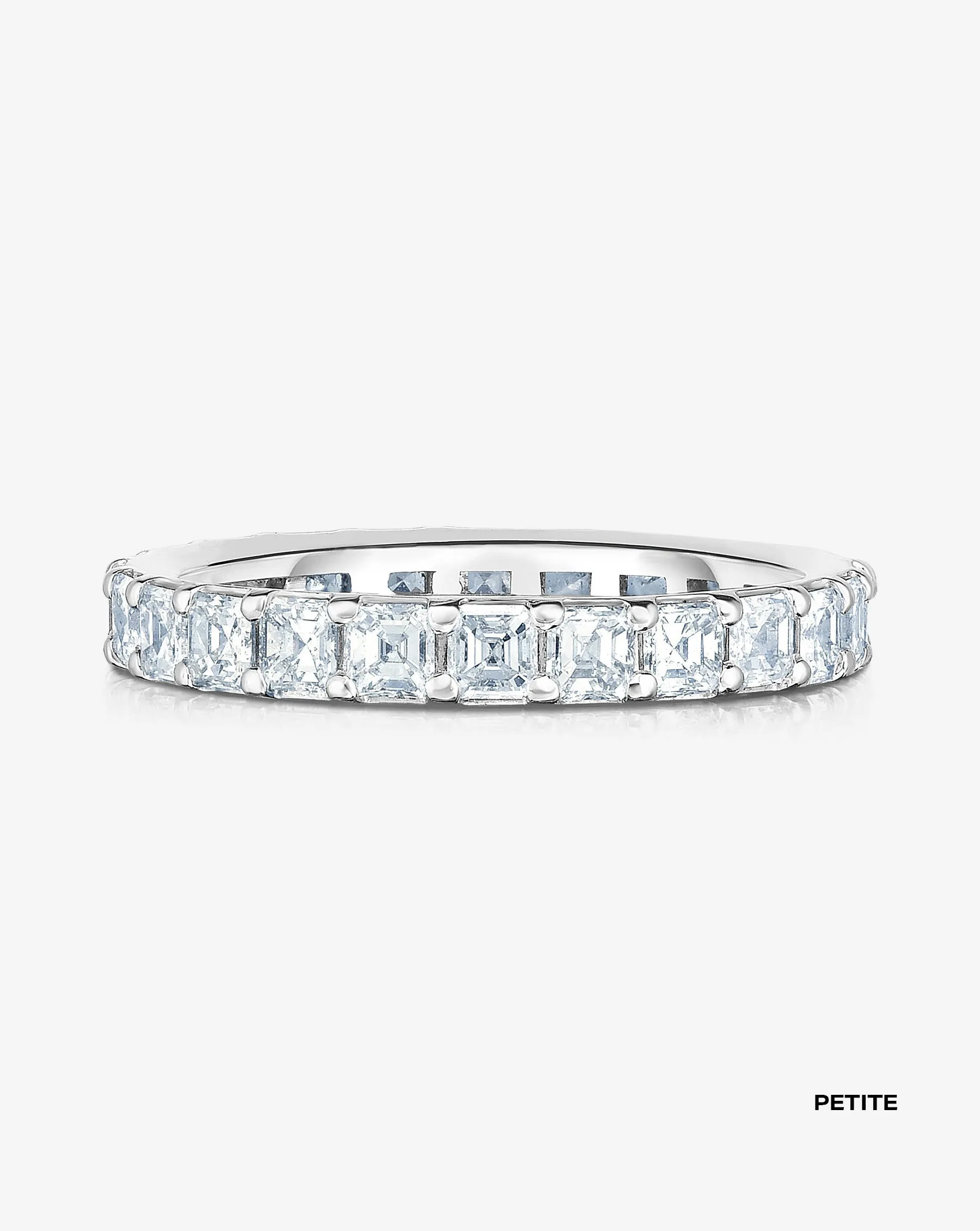 Asscher Diamond Eternity Band