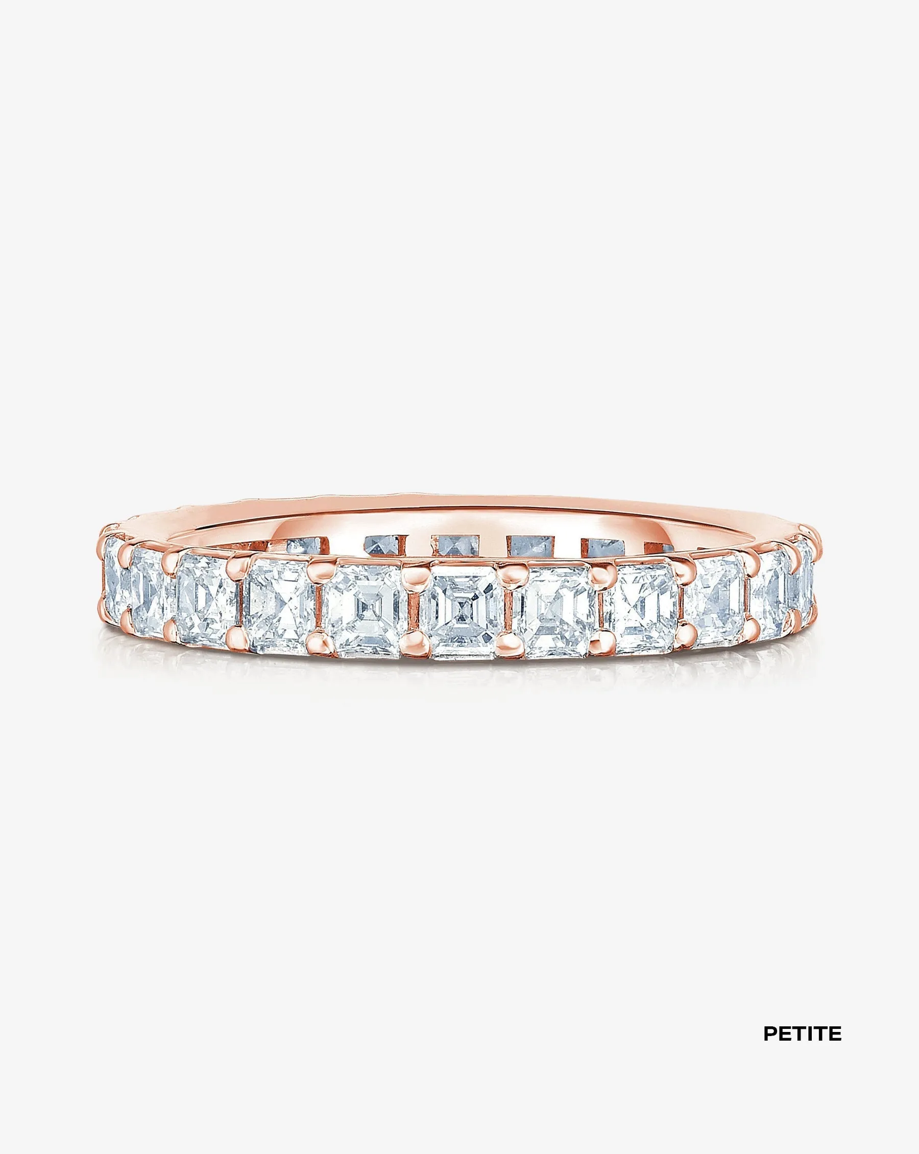 Asscher Diamond Eternity Band