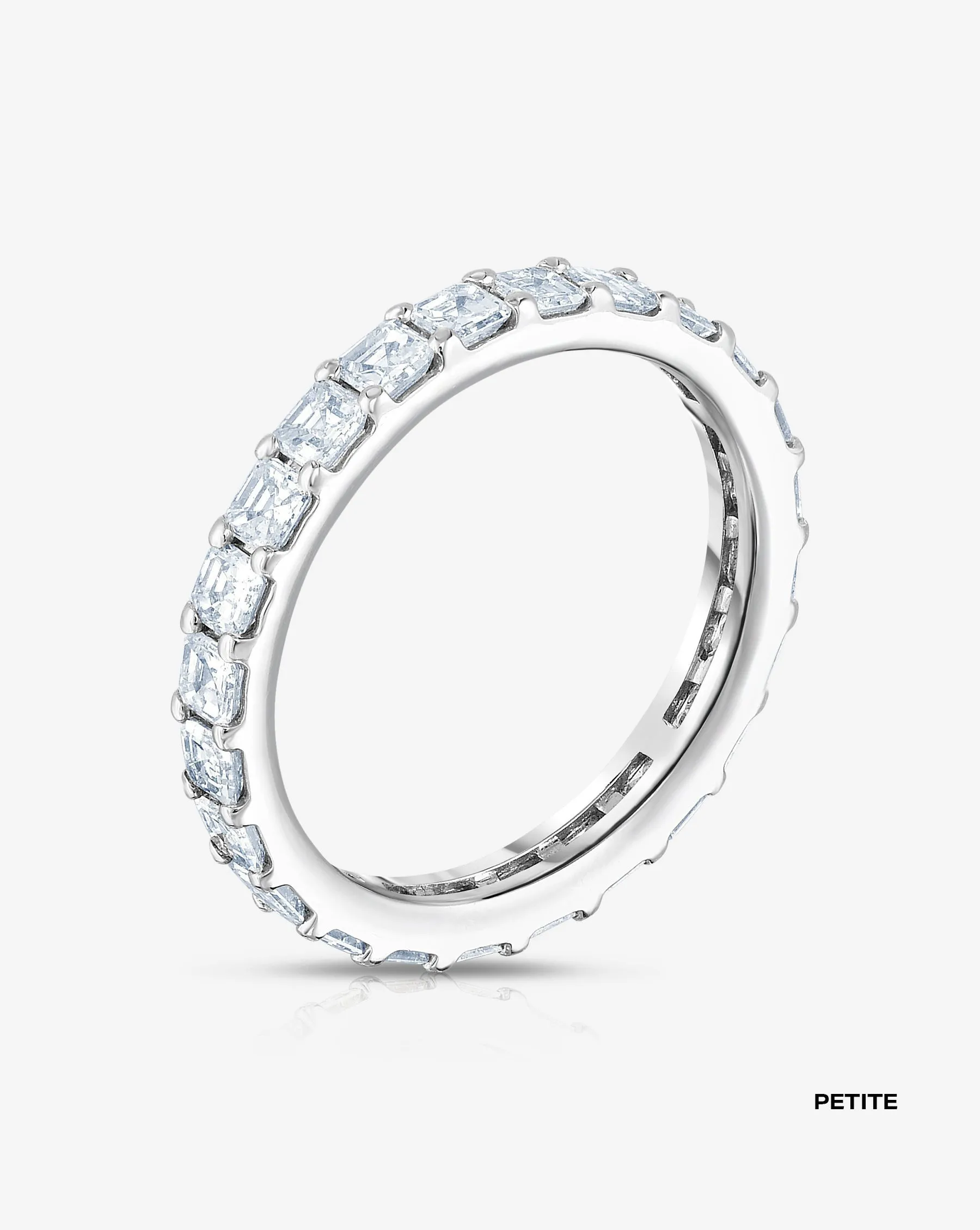 Asscher Diamond Eternity Band