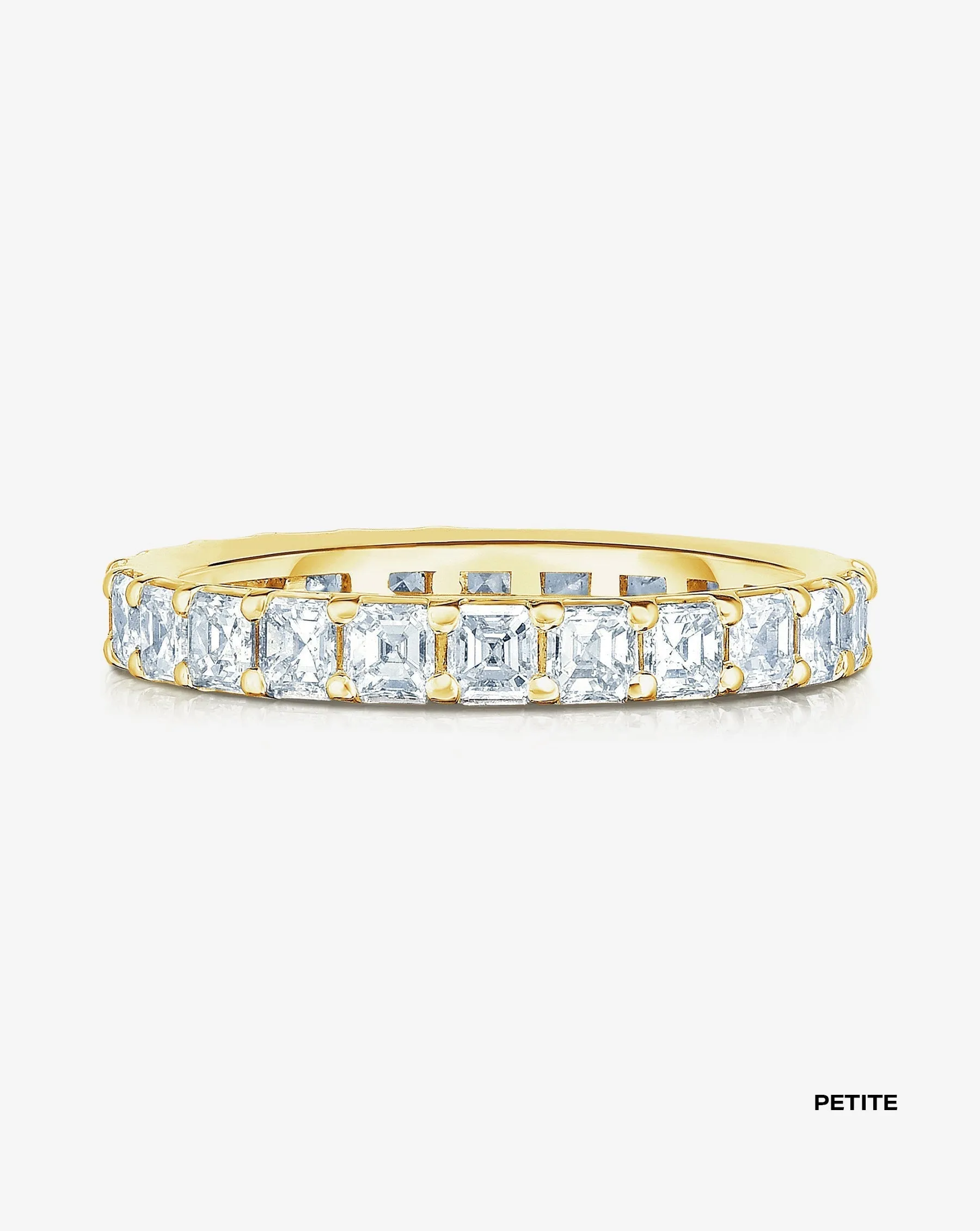 Asscher Diamond Eternity Band