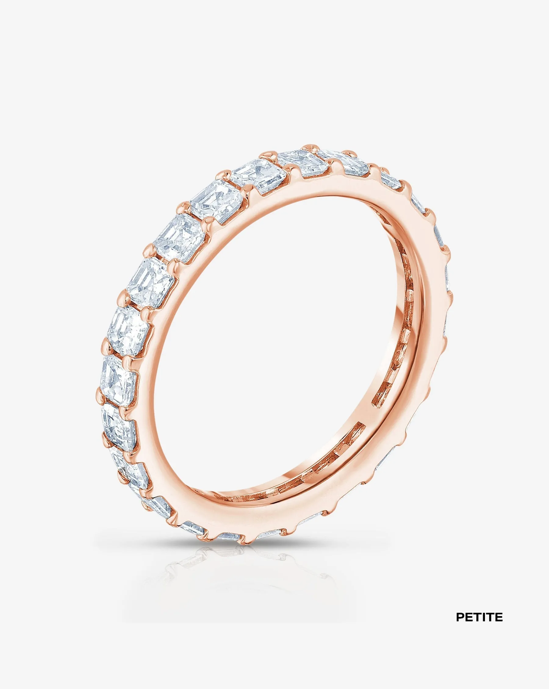 Asscher Diamond Eternity Band