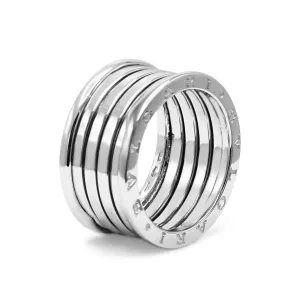 Bvlgari B.Zero Four Band Ring - 18ct White Gold