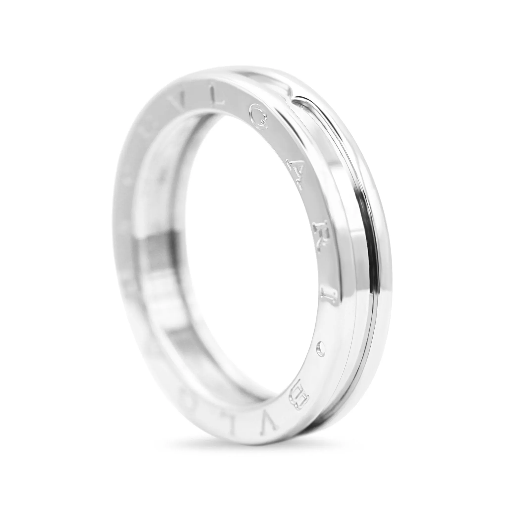 Bvlgari B.Zero1 One-Band Ring Size 64 - 18ct White Gold