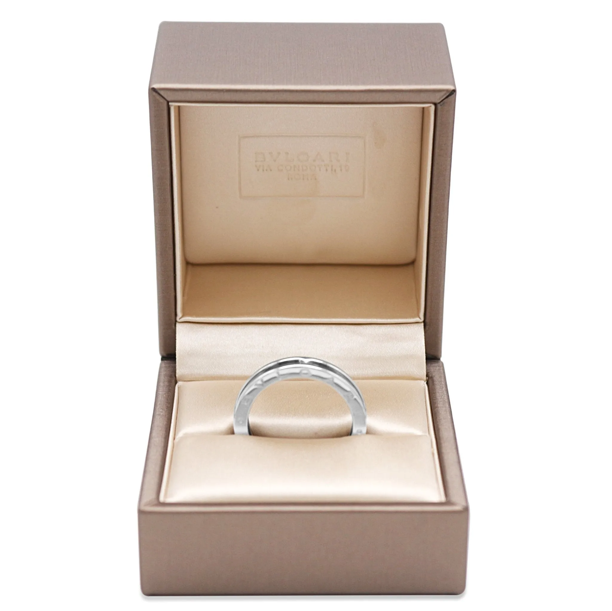 Bvlgari B.Zero1 One-Band Ring Size 64 - 18ct White Gold