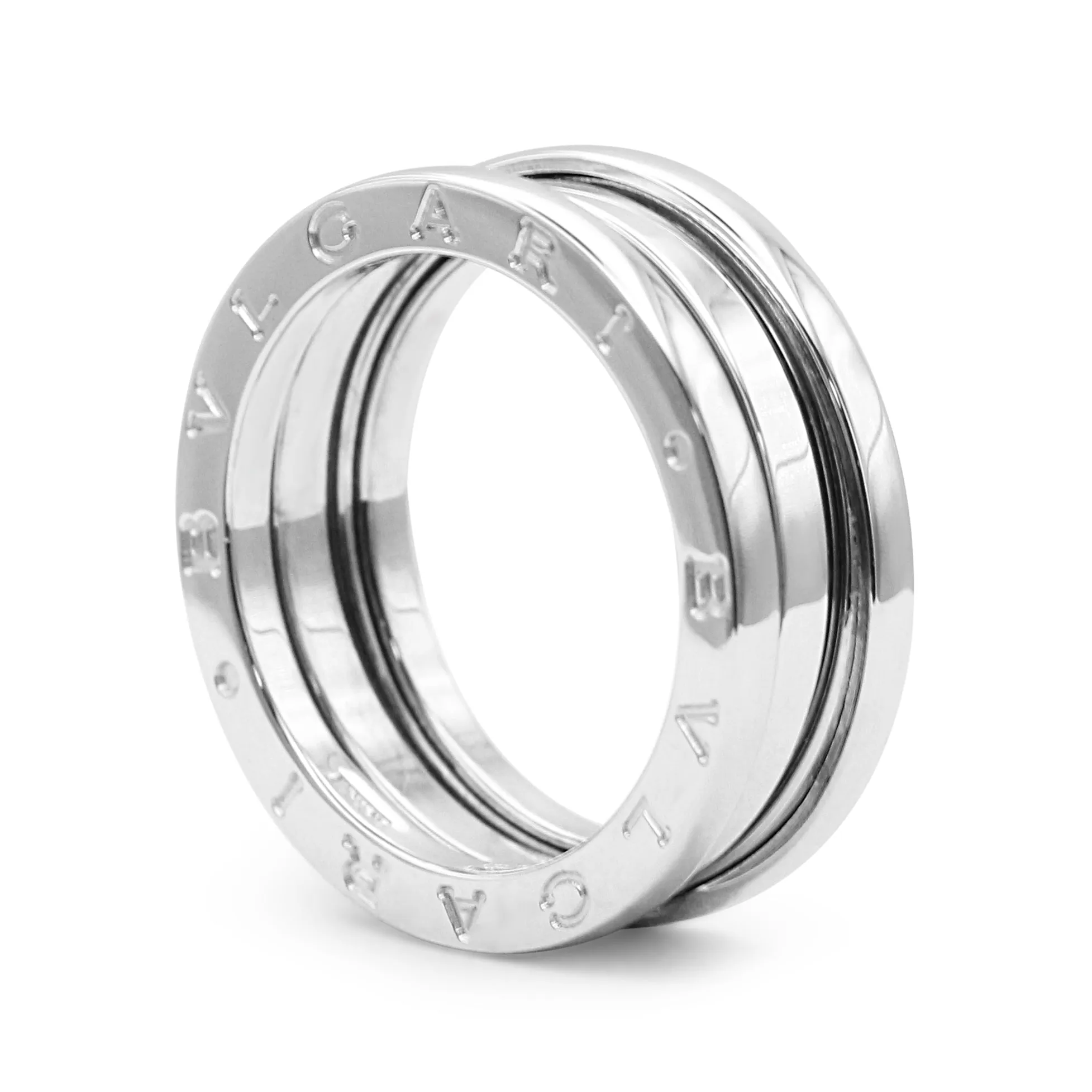 Bvlgari B.Zero1 Three Band Ring - Size 57
