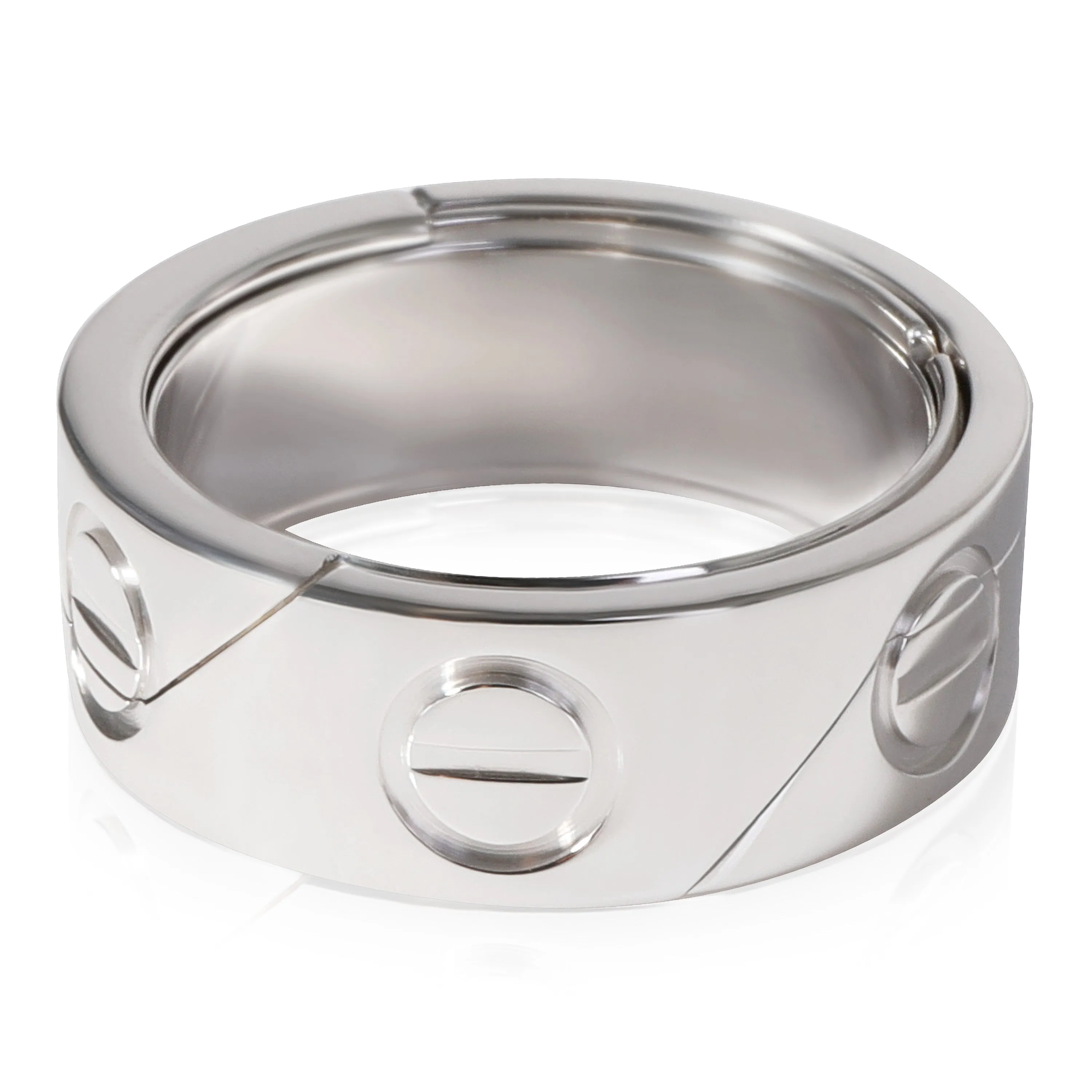 Cartier Astro Vintage  Love Ring in 18K White Gold