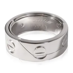 Cartier Astro Vintage  Love Ring in 18K White Gold