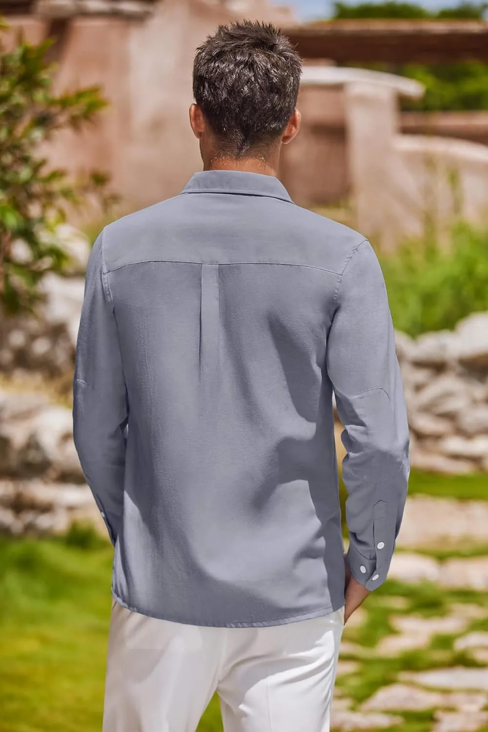 COOFANDY Men's Oxford Shirt Long Sleeve Casual Button Down Shirts Regular Fit Dress Shirts