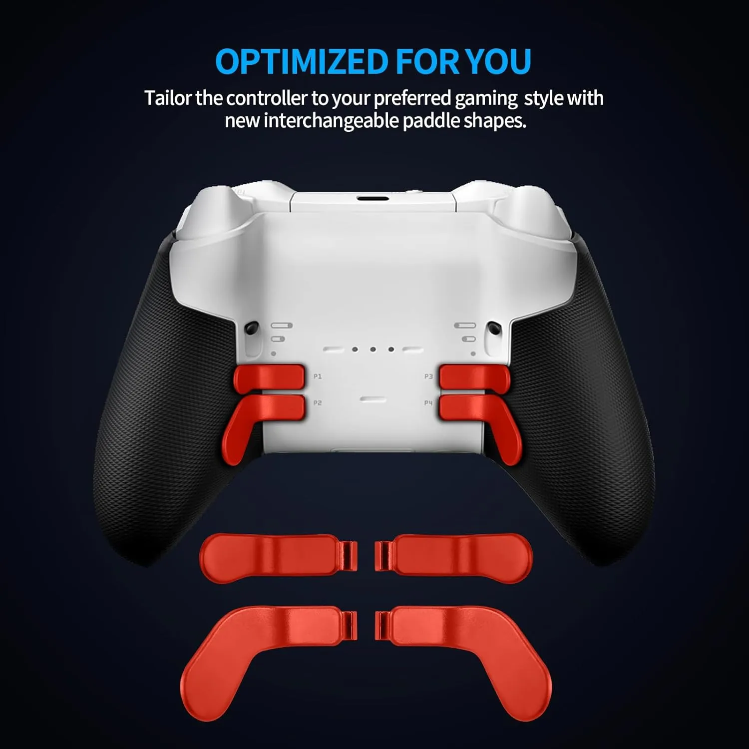 Elite Controller Series 2 Paddles, Metal Stainless Steel Replacement Parts Hair Trigger Locks with D Pad for Xbox Elite Controller Series 2 and Core Controller Model 1797