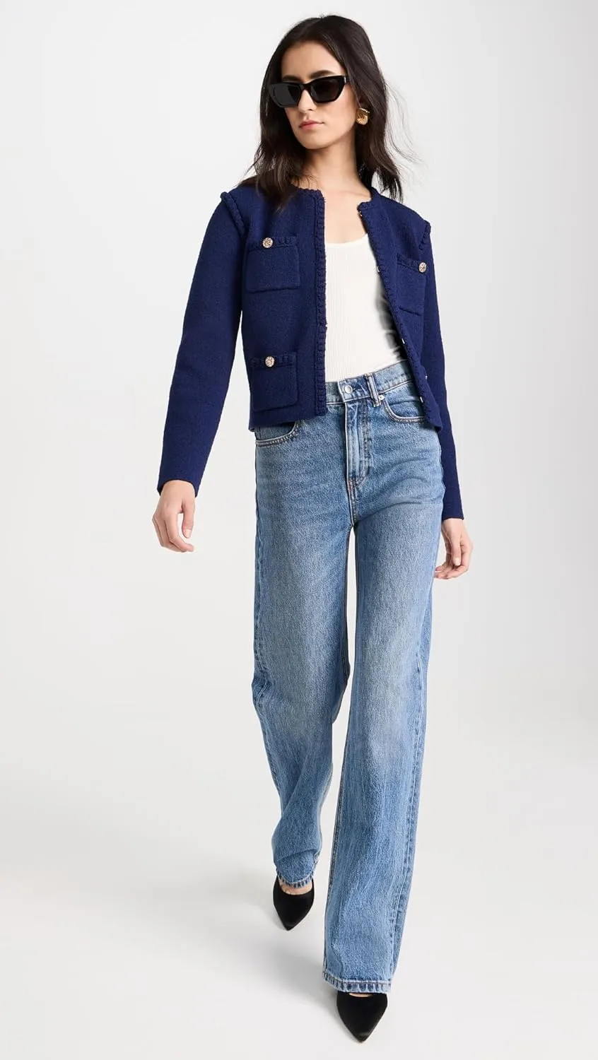 endless rose Women's Braided Knit Jacket