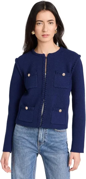 endless rose Women's Braided Knit Jacket