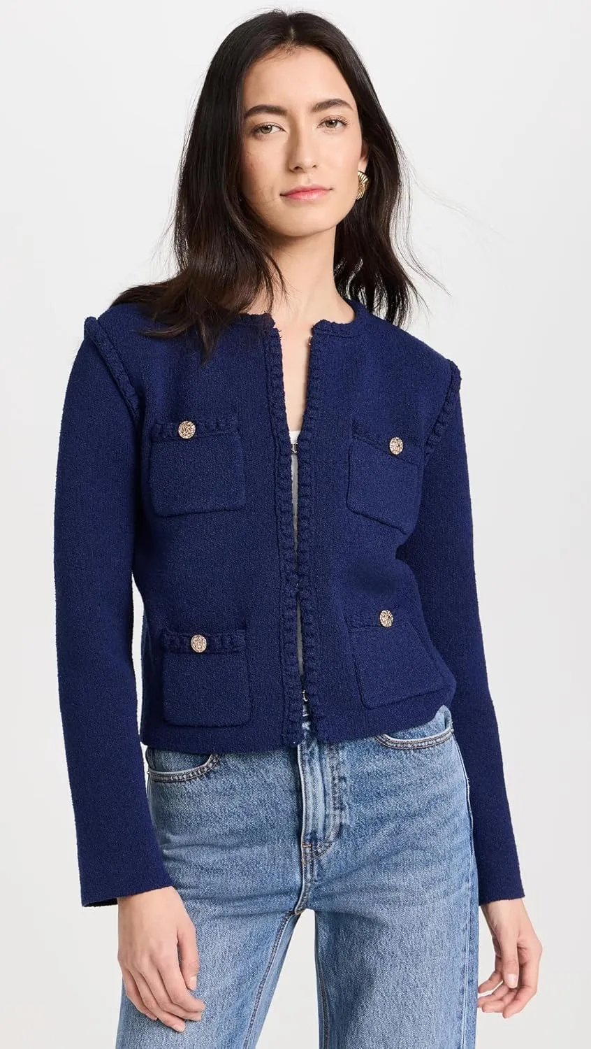 endless rose Women's Braided Knit Jacket