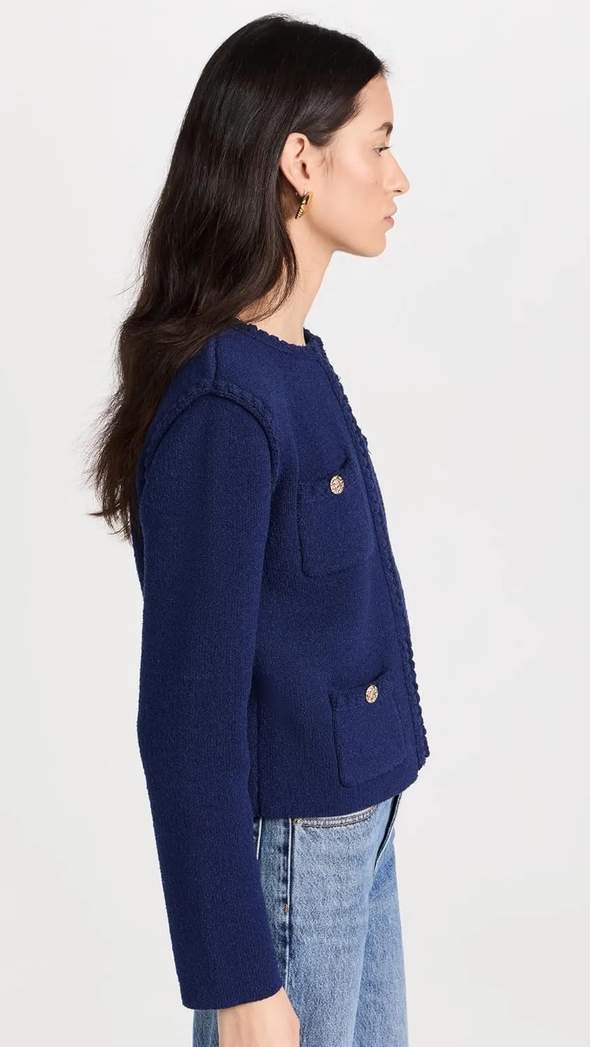 endless rose Women's Braided Knit Jacket