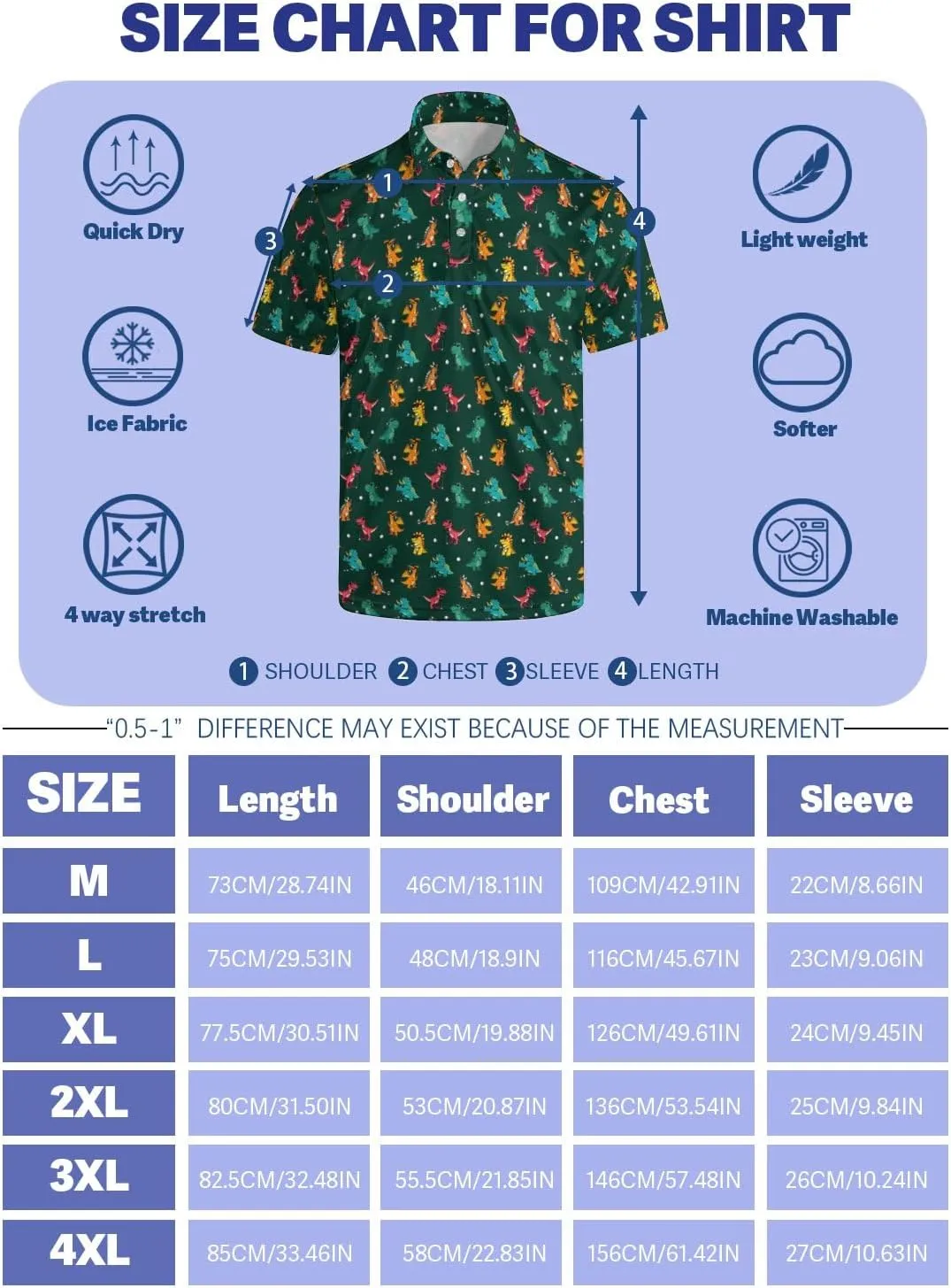 Funny Polo Shirts for Men Short Sleeve Performance Moisture Wicking Golf Shirts Casual Crazy Patriotic Print Mens Polo Shirt