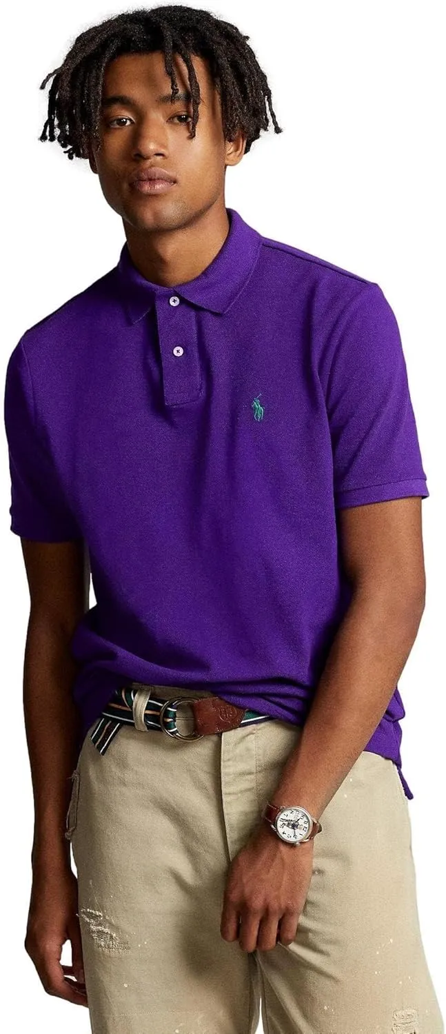 Polo Ralph Lauren Men's Custom Slim Fit Iconic Mesh Polo