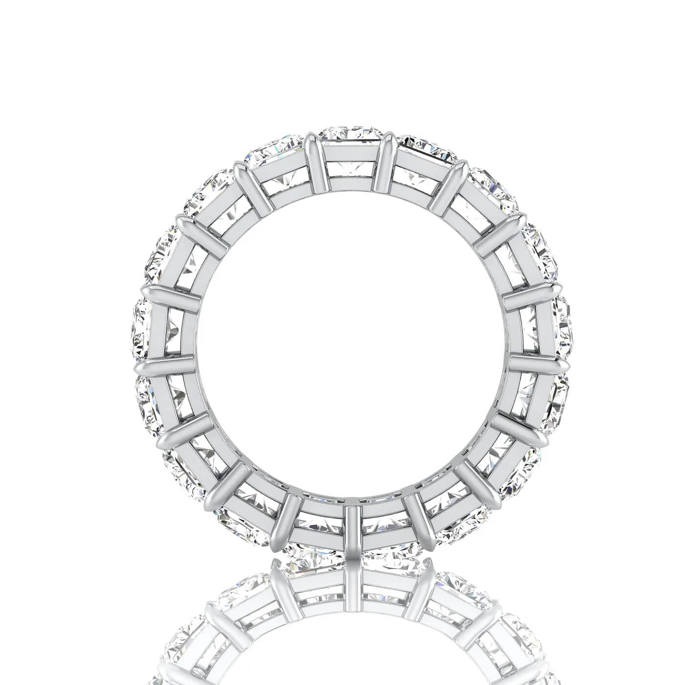Radiant Cut Lab Grown Diamond Eternity Ring - 8.00cttw