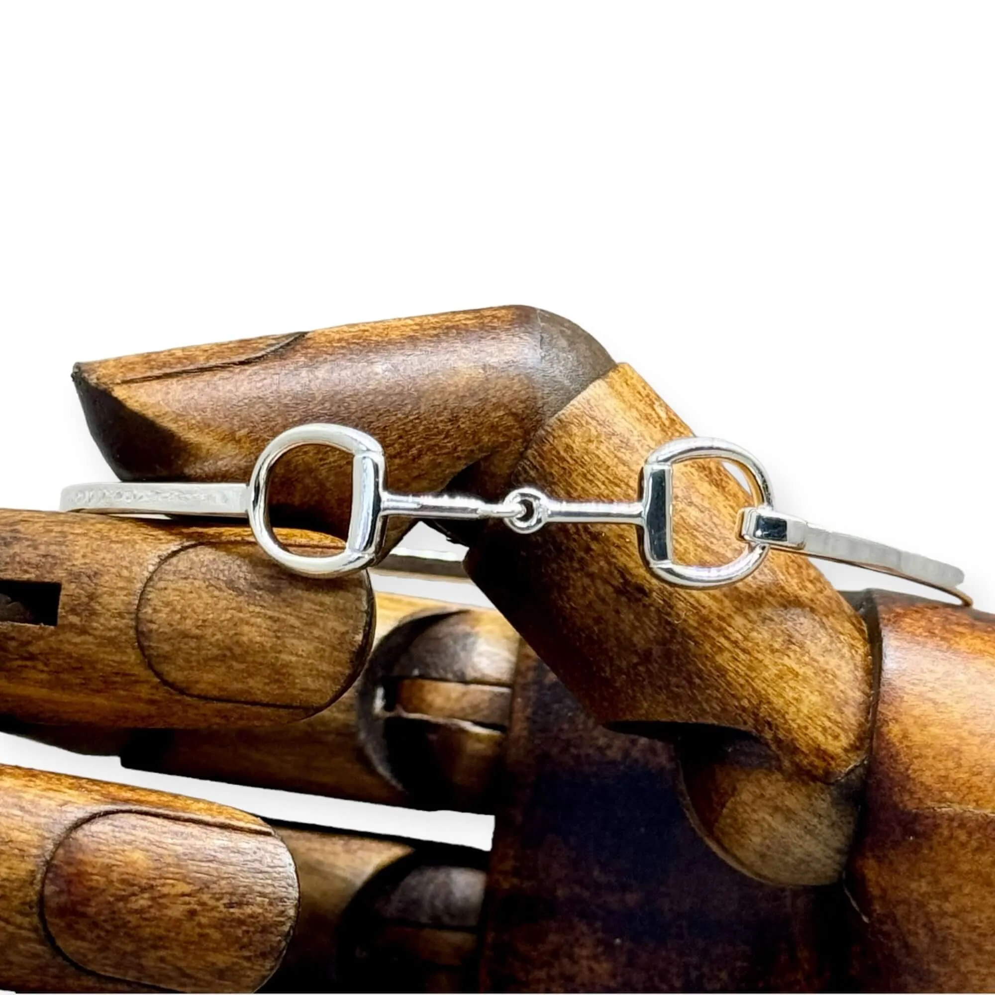 Sterling Silver Snaffle Cuff Bracelet